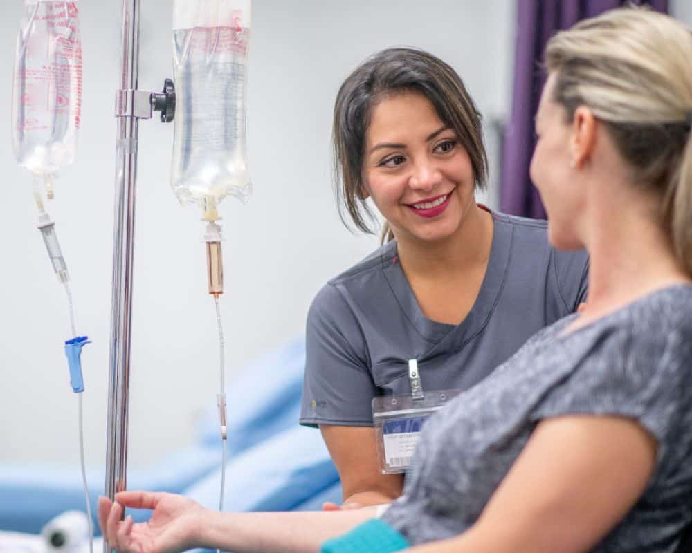High doses of water soluble vitamins administered by your healthcare team can help with maintaining fluids in the body, treat many diseases, improve overall food and nutrition, and help with the effectiveness with treatment programs for cancer, kidney disease, and more.